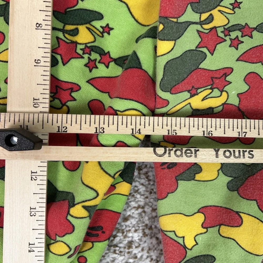 Vintage A Bathing Ape BAPE Hoodie Boy Medium Psyche Camo Full Zip Rasta Pharrell